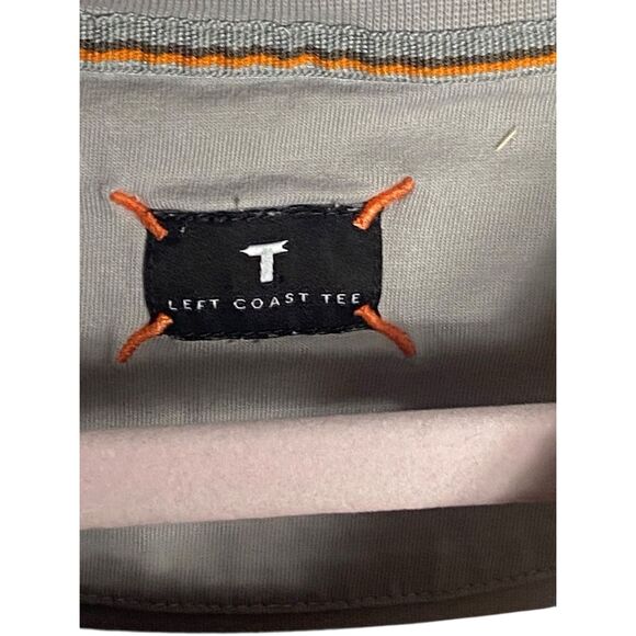 Left Coast Tee Men’s Gray Pima Cotton Crewneck Short Sleeve T-Shirt Size L - Picture 4 of 5
